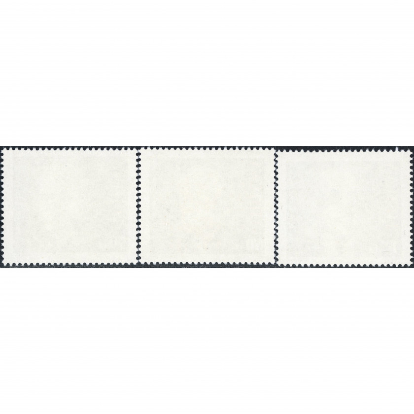 1999, Lithuania, 70c-1.35L, Michel #689-#691, Offset, UnWmk, P13
