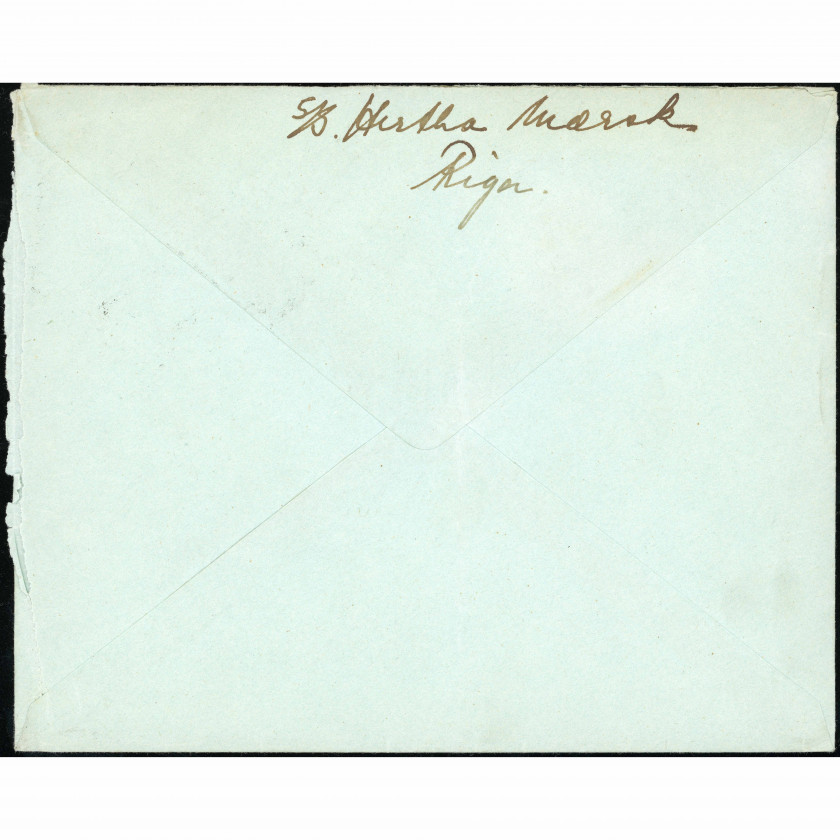 1929, Latvia, International cover sent from Riga to Copenhagen, Denmark