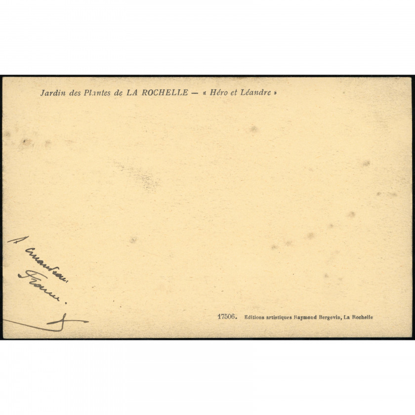 Larošela (Botāniskais dārzs, Francija), gads: 1920.-1930. gadi, izdevējs: Editions artistiques Raymond Bergevin (Larošela).