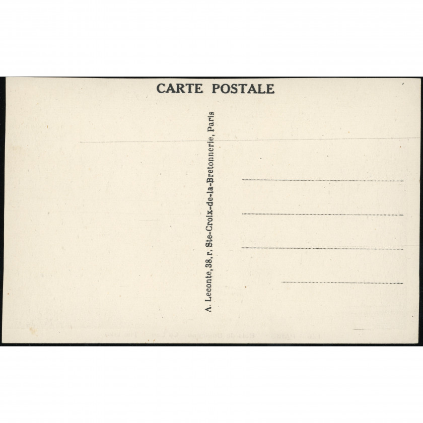 Paris (Bois de Boulogne, The Lake, France), year: 1920s–1930s, publisher: A. Leconte (Paris).