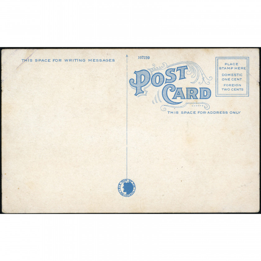 Гора Вашингтон (Белые горы, Нью-Гэмпшир, США), год: 1910-е – 1920-е, издатель: Логотип «Old Man of the Mountain».