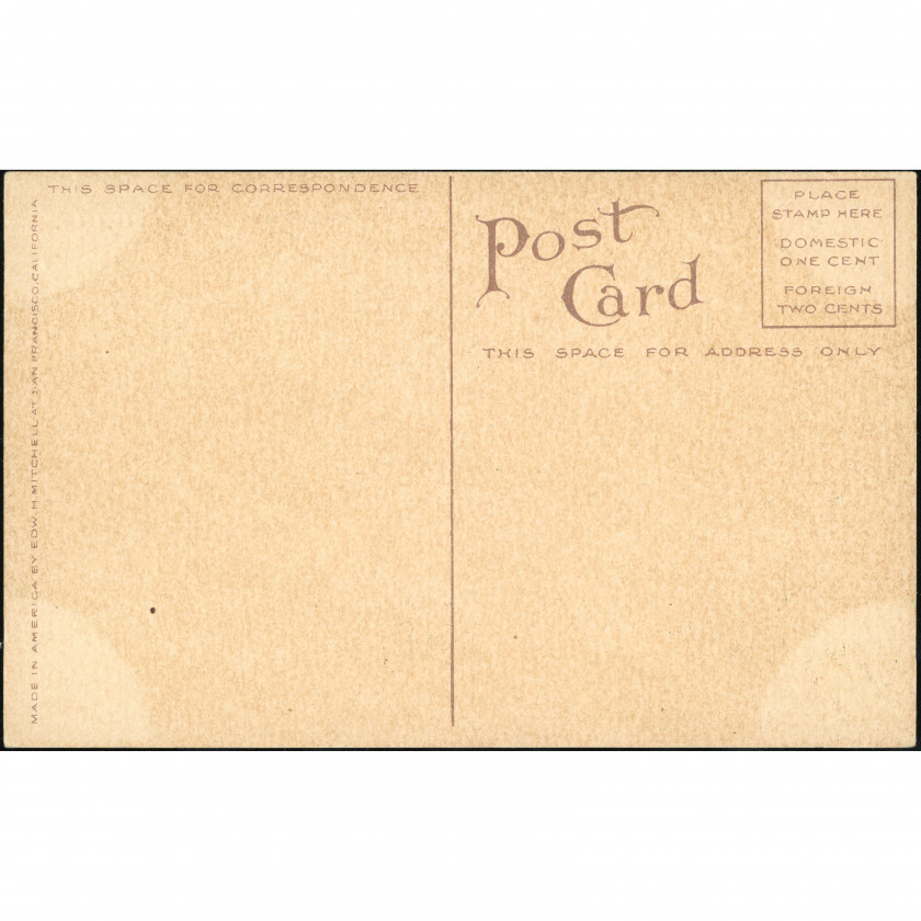 Бейкерсфилд (нефтяные промыслы округа Керн, Калифорния, США), год: 1907–1915, издатель: Edw. H. Mitchell (Сан-Франциско).