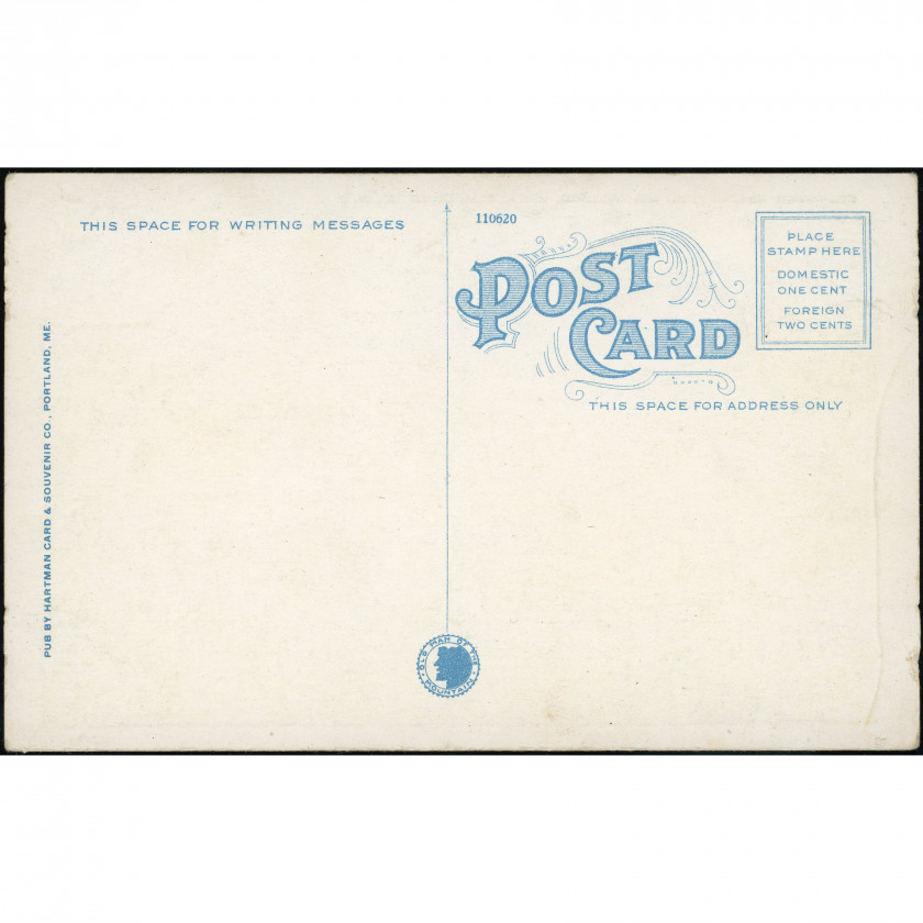 Crawford Notch (White Mountains, New Hampshire, USA), year: 1910s–1920s, publisher: Hartman Card & Souvenir Co. (Portland, Maine).