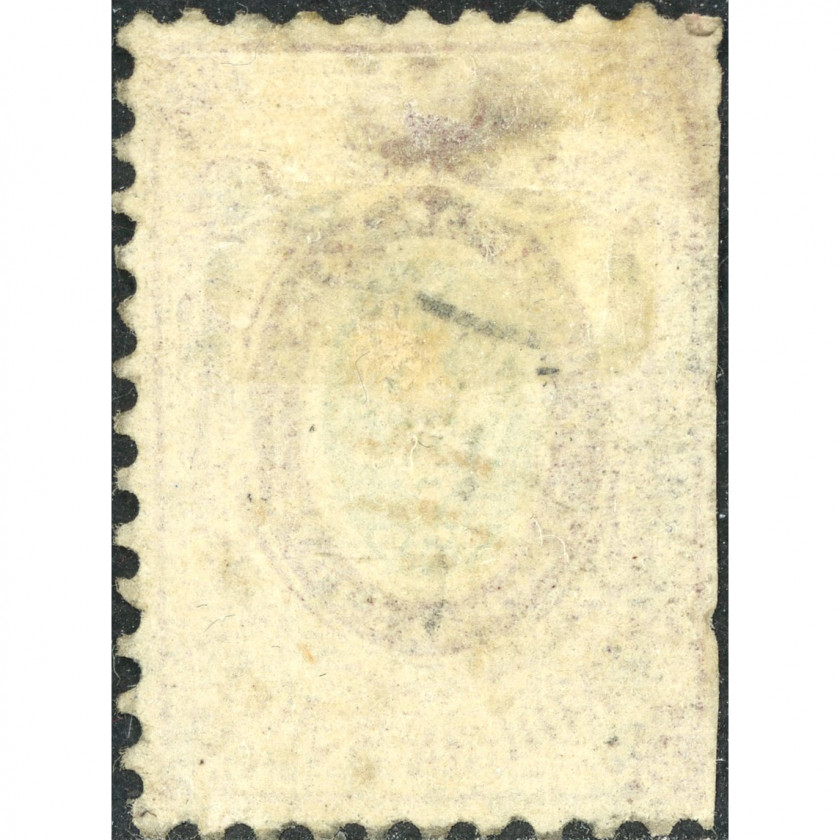 1865, Krievijas Impērija, 1k-30k, Solovjovs #17 / Michel #17, Tipogrāfija, Bez zīmoga, P14½:15