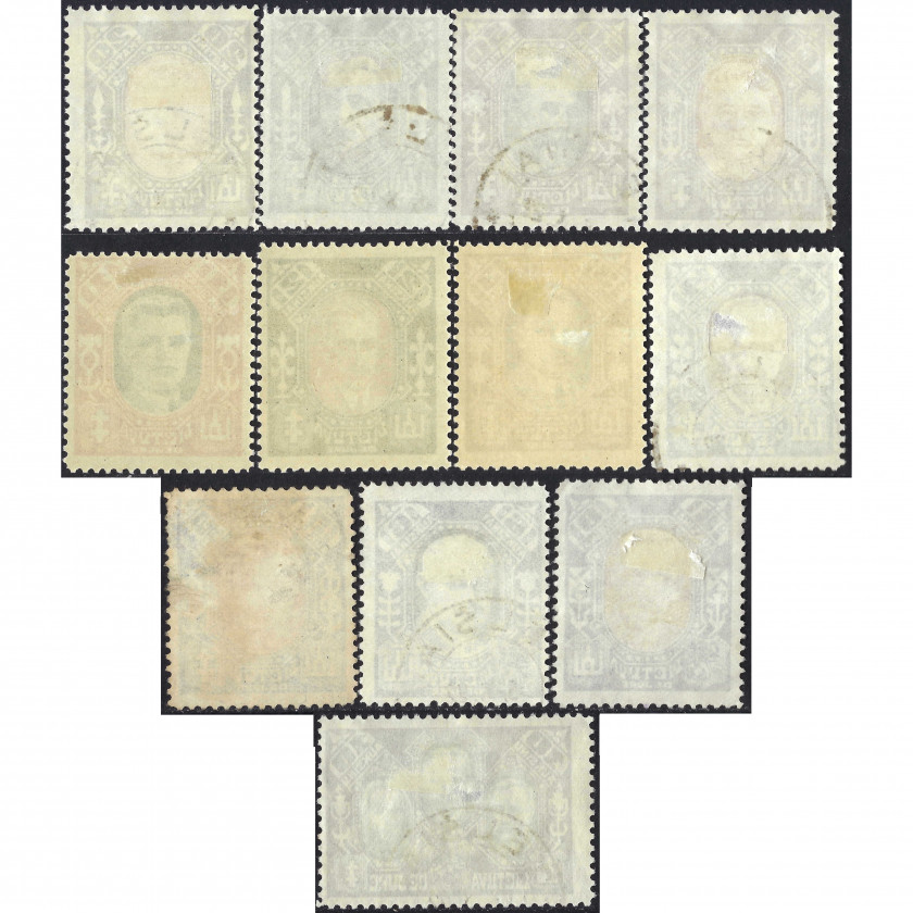 1922, Lithuania, 20s-10a, Solovyov #111-#122, Lithographed, Wmk, P11