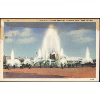 Chicago (Buckingham Fountain, Grant Park, Ill...