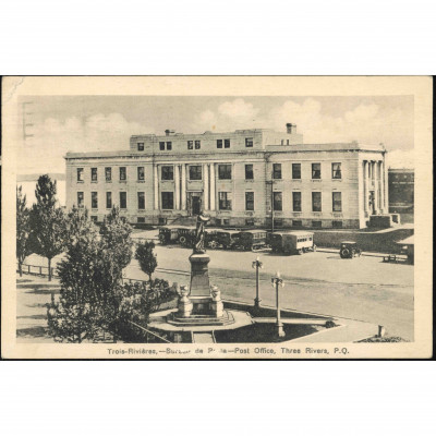 Trois-Rivières (Post Office, Canada), date ma...