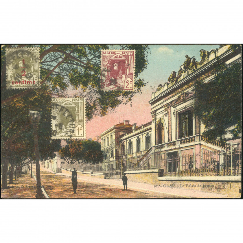 Oran (Algeria) — Palace of Justice, period: 1920s, publisher: Galeries de France, Alger.