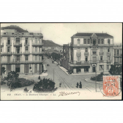 Oran (Algeria) — Boulevard Sébastopol, period...