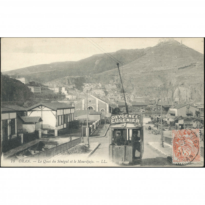 Oran (Algeria) — Senegal Quay and Mount Murdjadjo, period: Early 20th century, publisher: LL (France).
