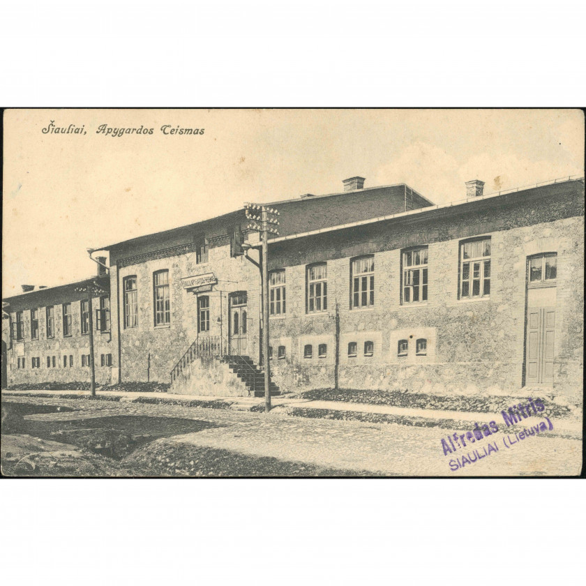 Šauļi (Lietuva) — Apgabaltiesa (Apygardos Teismas), perioda datējums: 1930. gadi, izdevējs: K. Cerpinskis (Šiauliai, Nr. 46).