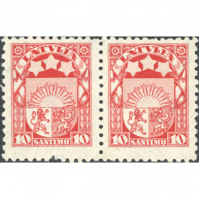 1923, Latvia, 10s, Solovyov #87 / Michel #93...