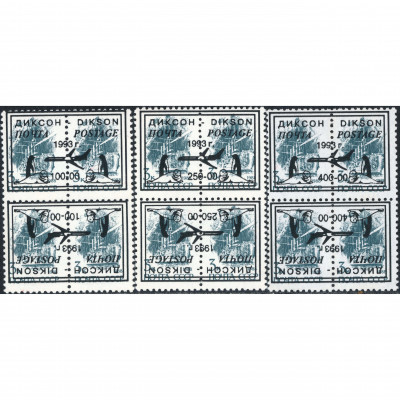 1993, Russia, UnWmk, P12:12.5, Dikson Airmail...