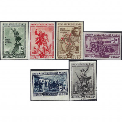 1940, СССР, 10k-1Rub, Соловьев #768-#773 / Ми...