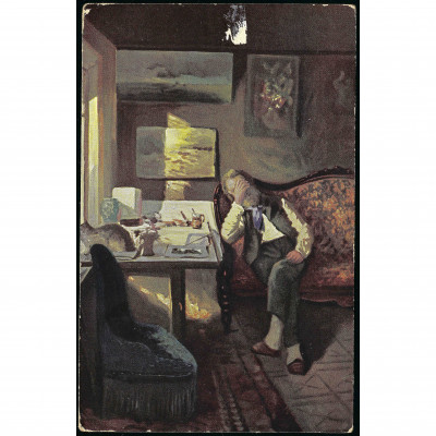 1917, Russian Empire, Postcard Vasily Meshkov...