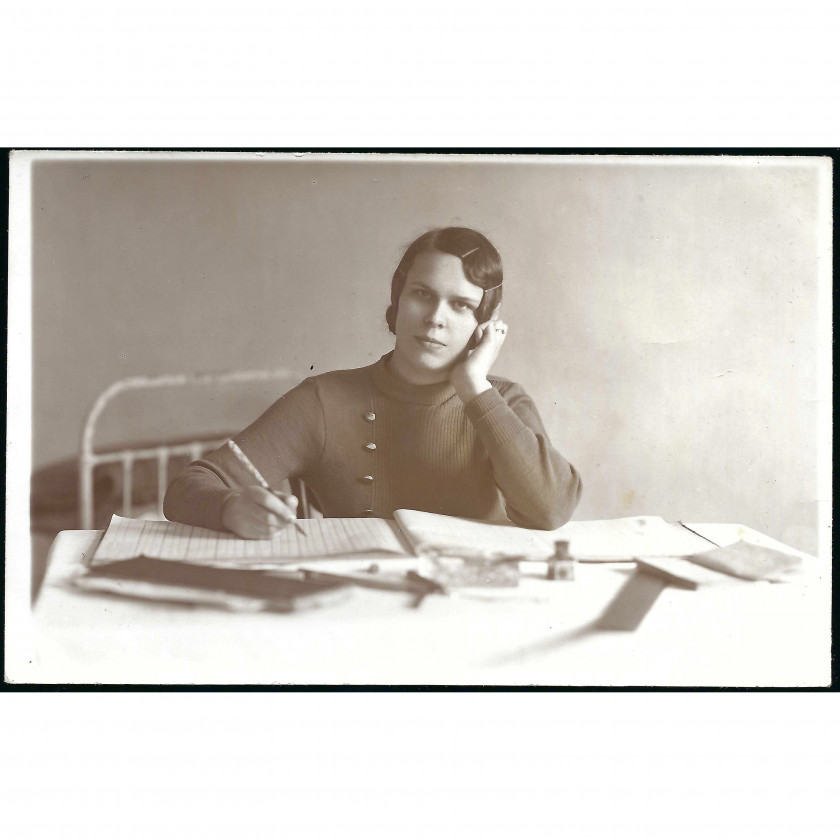 Photography, Girl at Her Writing