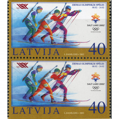 2002, Latvia, 40s, Michel #565Do-#565Du, Offs...