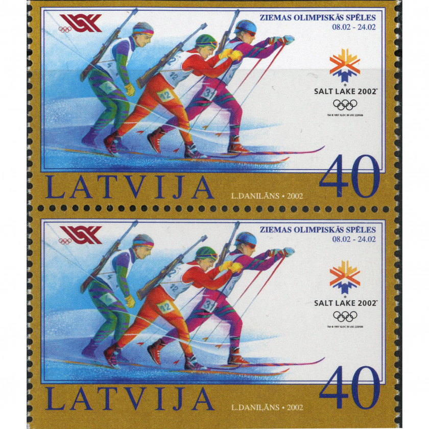 2002, Latvia, 40s, Michel #565Do-#565Du, Offset, UnWmk, P13:14