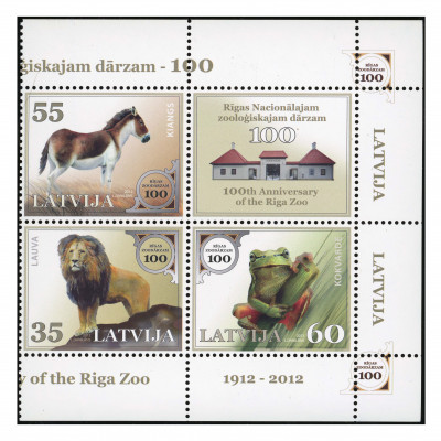 2012, Latvia, 35s-60s, Michel #831A-#833A, Of...