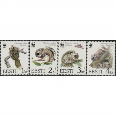 1994, Estonia, 1Kr-4Kr, Michel #229-#232, Off...