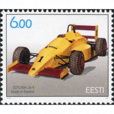 2001, Estonia, 6Kr, Michel #420, Offset, UnWm...