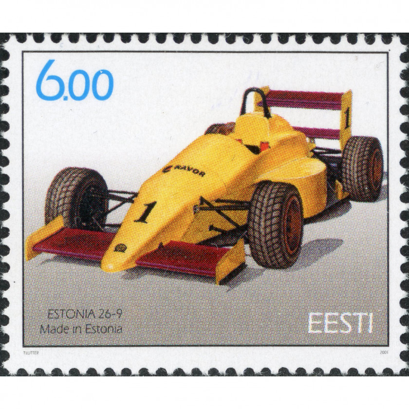 2001, Estonia, 6Kr, Michel #420, Offset, UnWmk, P14