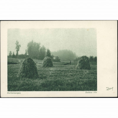 FOTOBROM Publisher (Riga, 1943): Autumn Morni...