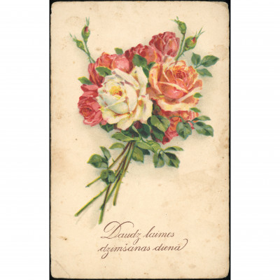 HWB Publisher (Floral Postcard): Bouquet of r...