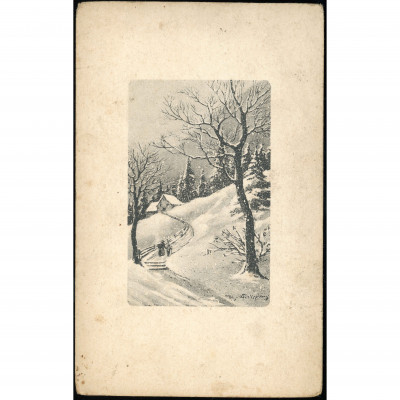 Unknown Publisher (New Year Postcard): Winter...