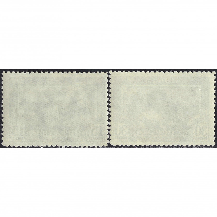 1941, СССР, 15k-30k, Соловьев #798-#799 / Мишель #804A-#805A, Офсет, Без ВЗ, P12.5