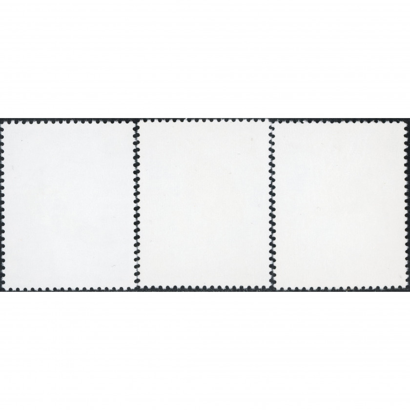 1995, Latvia, 8s-24s, Michel #403-#405, Ofset, Bez zīmoga, P12.5:13