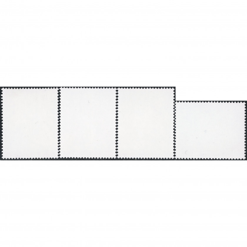 1996, Latvia, 8s-36s, Michel #427-#430, Offset, UnWmk, P14:13