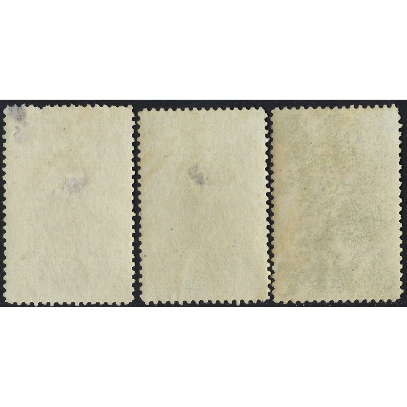 1902, Bulgaria, 5St-15St, Michel #62-#64, Lithographed, UnWmk, P11½