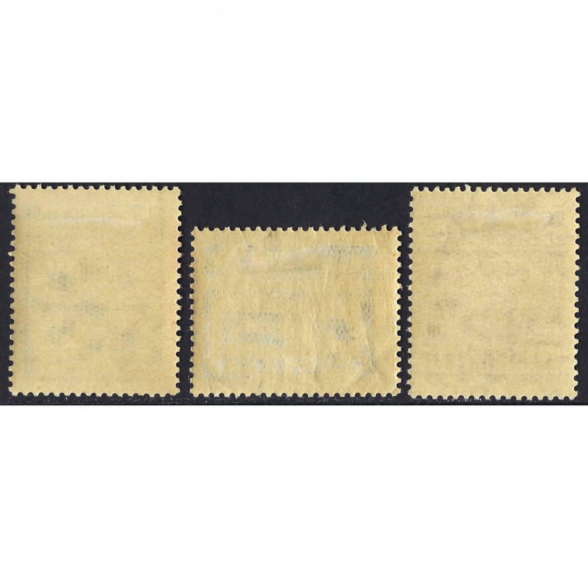 1925, PSRS, 3k-14k, Solovjovs #240-#242, Dobspiedums, Ar zīmogu, P13.5, Decembristi