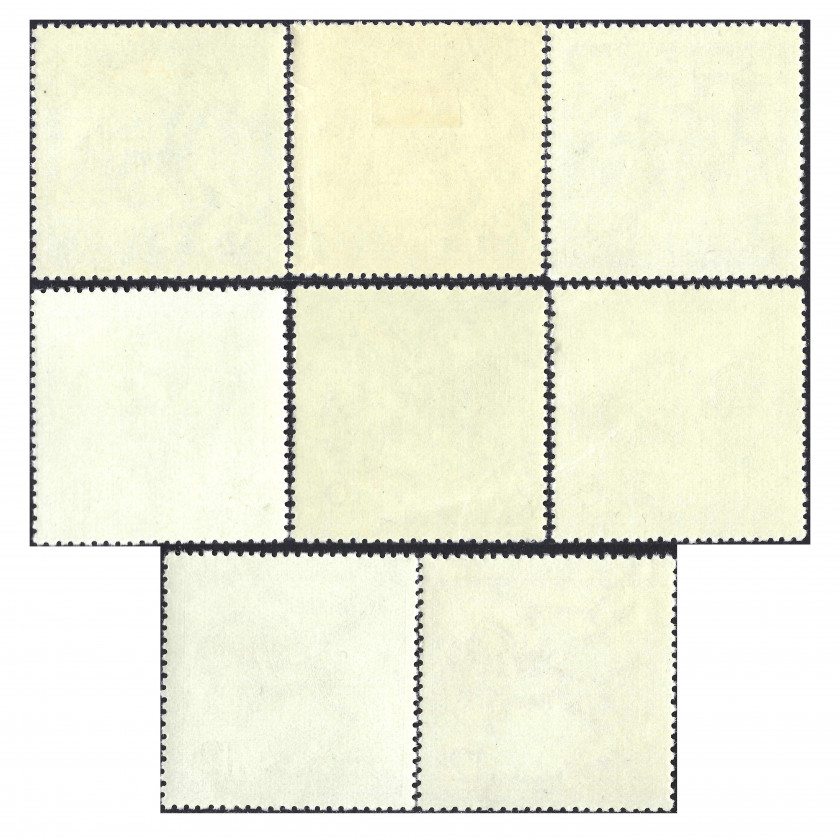 1971, СССР, 3k-12k, Соловьев #4012U-#4016U, Металлография/Офсет, Без ВЗ, P11.5, Спартакиада народов СССР