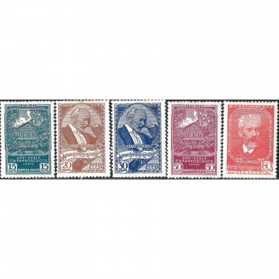 1940, СССР, 15k-60k, Соловьев #746-#750 / Миш...