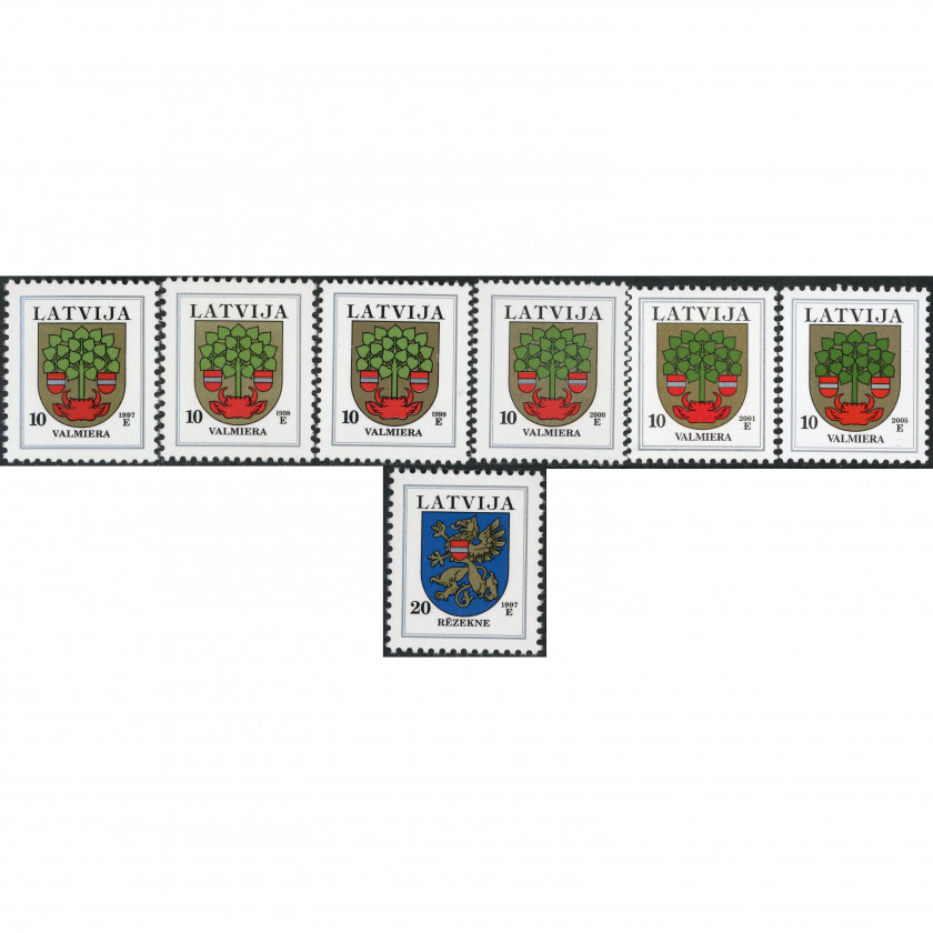 1997, Латвия, 10s-20s, Мишель #463IAx-#464IAx, Офсет, Без ВЗ, P13:12.5