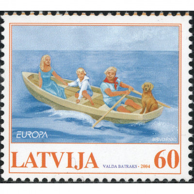 2004, Latvia, 60s, Michel #613, Offset, UnWmk...