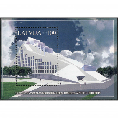 2005, Latvia, 100s, Michel Block 19, Ofset, B...