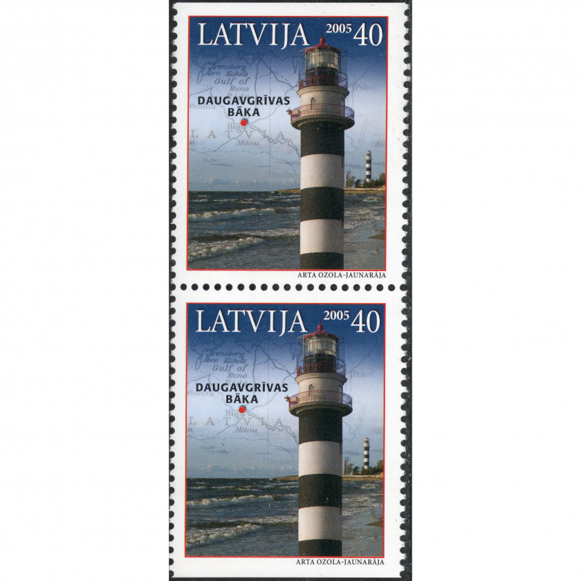 2005, Латвия, 40s, Мишель #645Do-#645Du, Офсет, Без ВЗ, P14:13