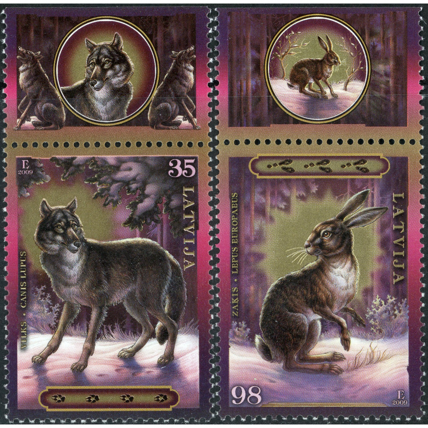 2009, Latvia, 35s-98s, Michel #769-#770, Offset, UnWmk, P13:14