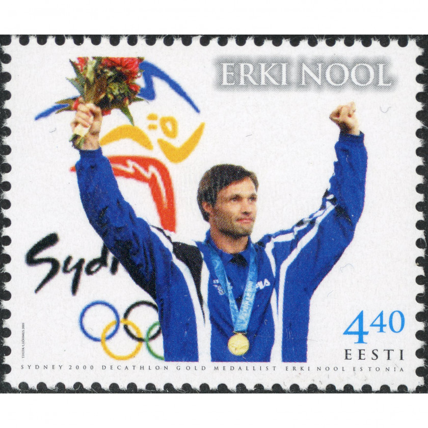 2001, Estonia, 4.40Kr, Michel #390, Offset, UnWmk, P14