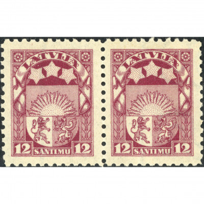 1923, Latvia, 12s, Solovyov #88 / Michel #94...