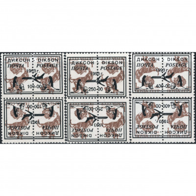 1993, Russia, UnWmk, P12:12.5, Dikson Airmail...