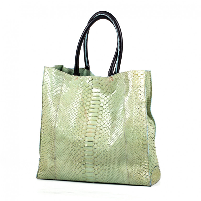 Женская сумка Giorgio Armani из кожи крокодила