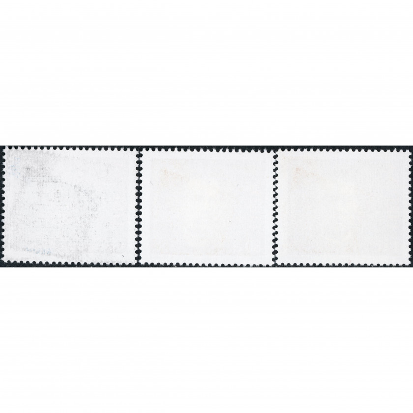 1994, Lithuania, 60c-1L, Michel #550-#552, Offset, UnWmk, P12