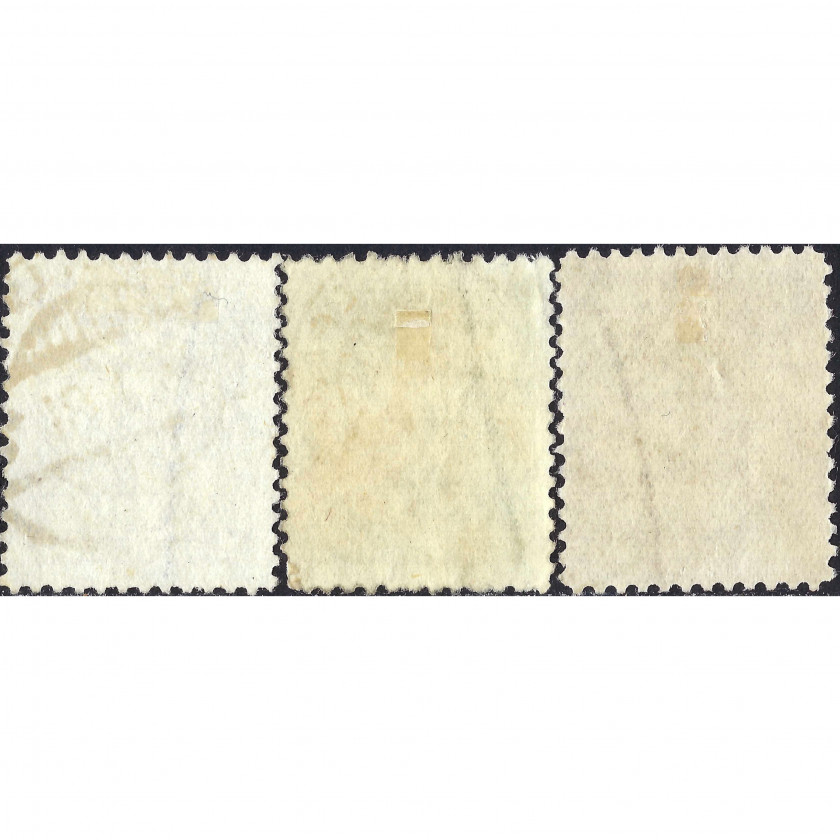 1923, Латвия, 1s-15s, Соловьев #82-#89, Литография, ВЗ, P11