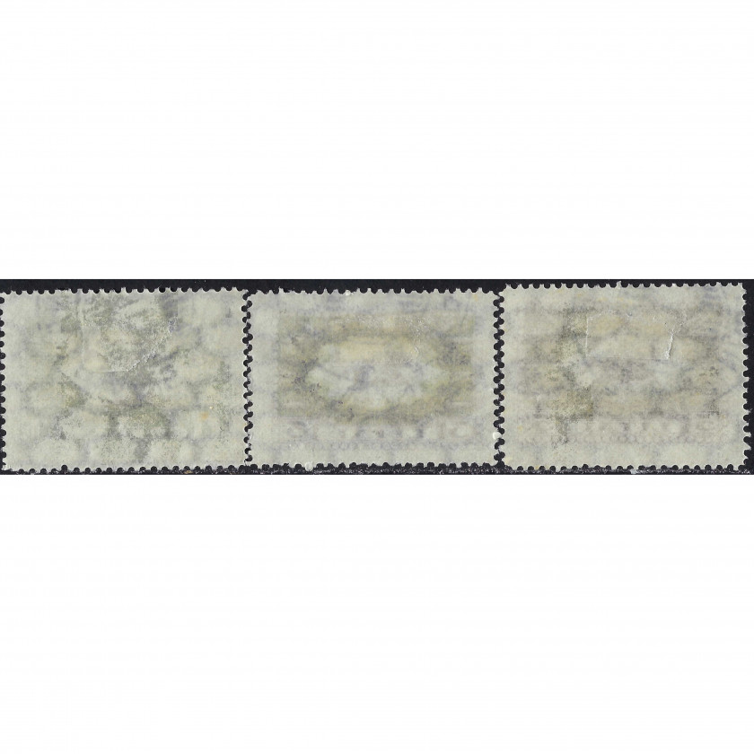 1927, Литва, 1L-5L, Соловьев #280-#282, Литография, ВЗ, P14