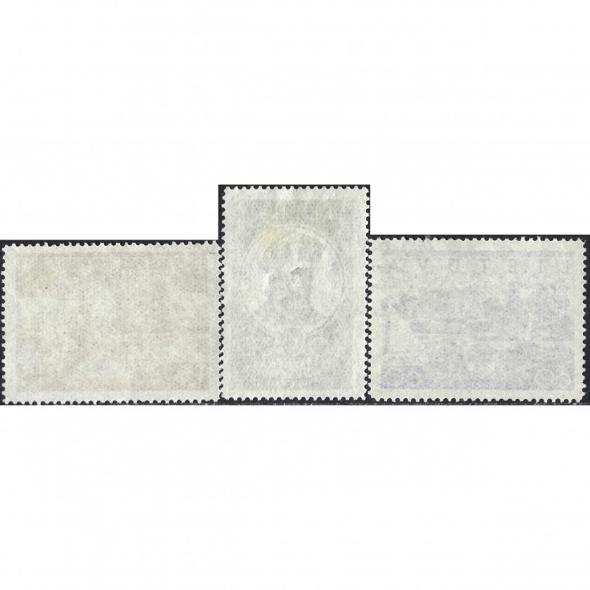 1940, Литва, 15c-60c, Соловьев #434-#436, Металлография, Без ВЗ, P12.75:13.75