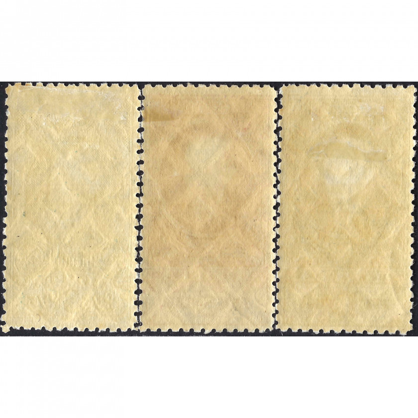 1928, СССР, 3Rub-10Rub, Соловьев #307-#309 / Мишель #358A-360A, Металлография, ВЗ, P10½